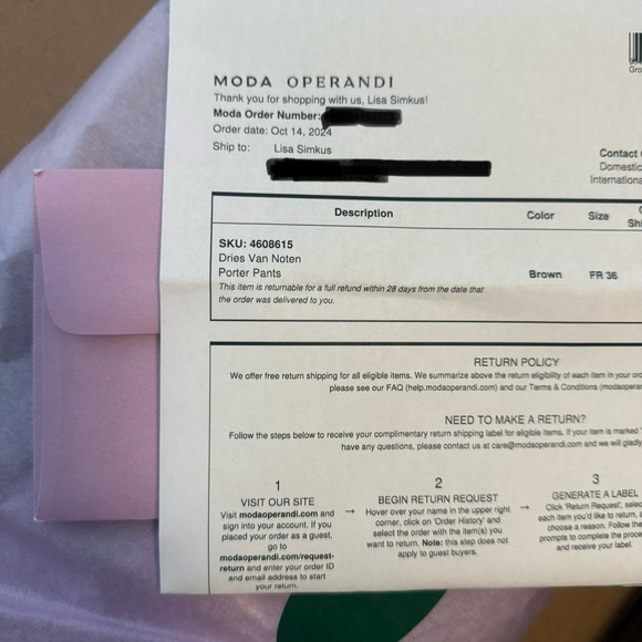 Dries Van Noten - Check Wool Wide-leg Porter Pants [BNWT] - Picture 14 of 14